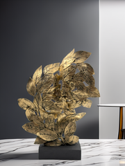 The Golden Bloom - Premium Handicraft Showpiece